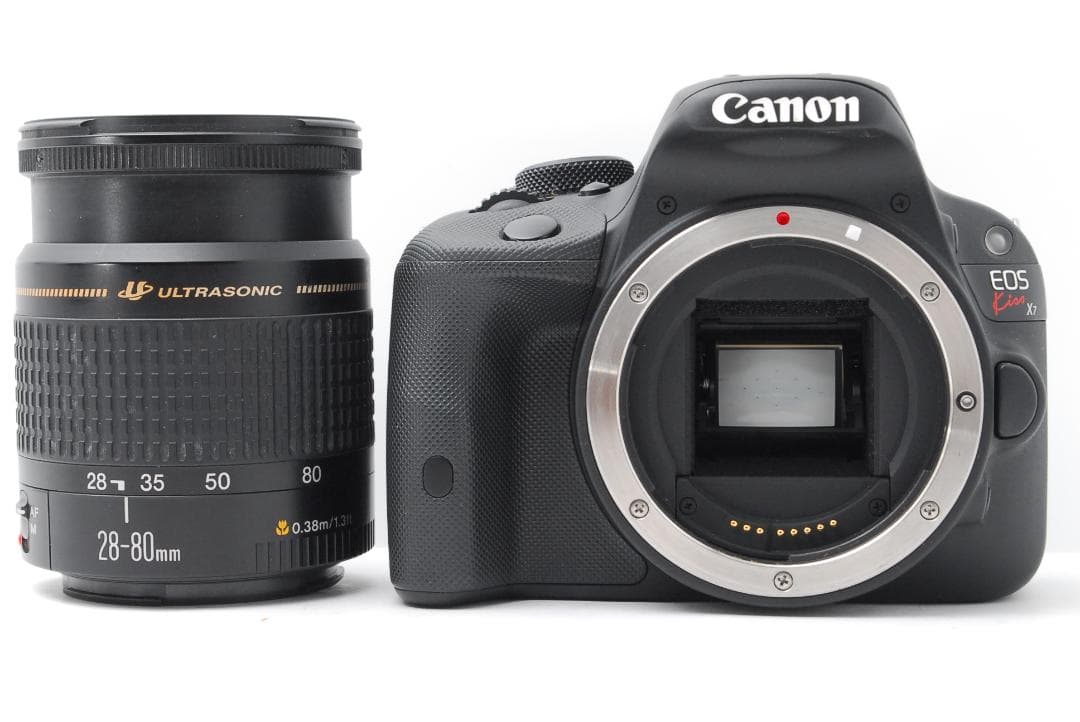 【美品　ショット数新品級】Canon Kiss X7　スマホ転送　最軽量一眼レフ