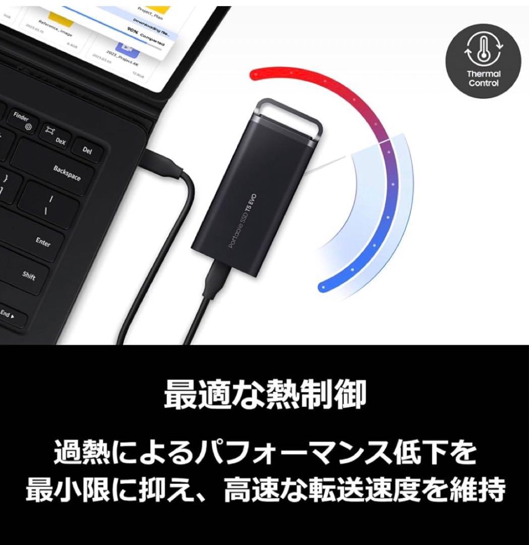 【新品未使用】Samsung Portable SSD T5 EVO 8TB