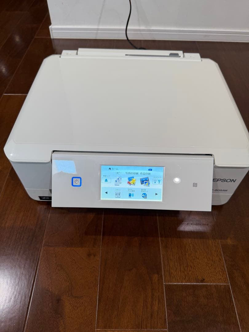 0*4様 EPSON プリンター　EP-808AW ホワイト 通電OK