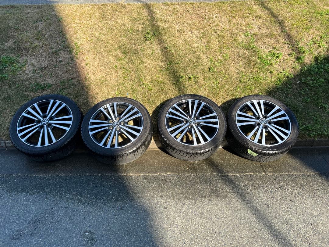 オデッセイ 純正ホイール 225/45R18 スタッドレスタイヤ ホイールセット