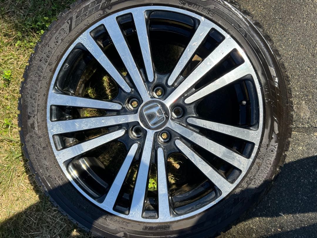 オデッセイ 純正ホイール 225/45R18 スタッドレスタイヤ ホイールセット