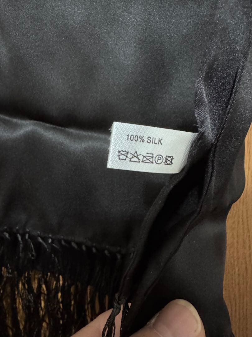 Lewis Leathers AVIAKIT シルクスカーフ（ブラック）