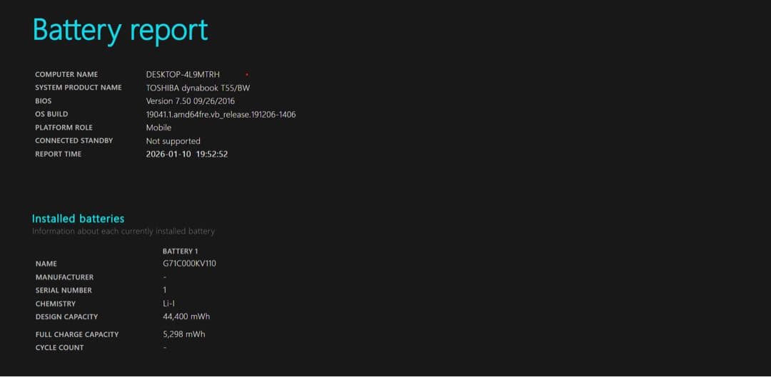 TOSHIBA dynabook T55/BW / - トパソコン
