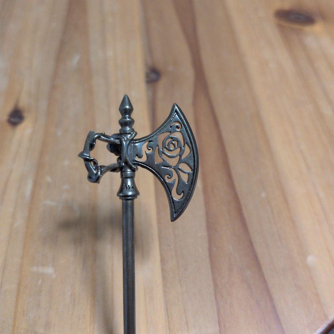 かんざし屋wargo「26年福袋限定簪チェス＆アンティーク簪紅蓮薔薇アックス」