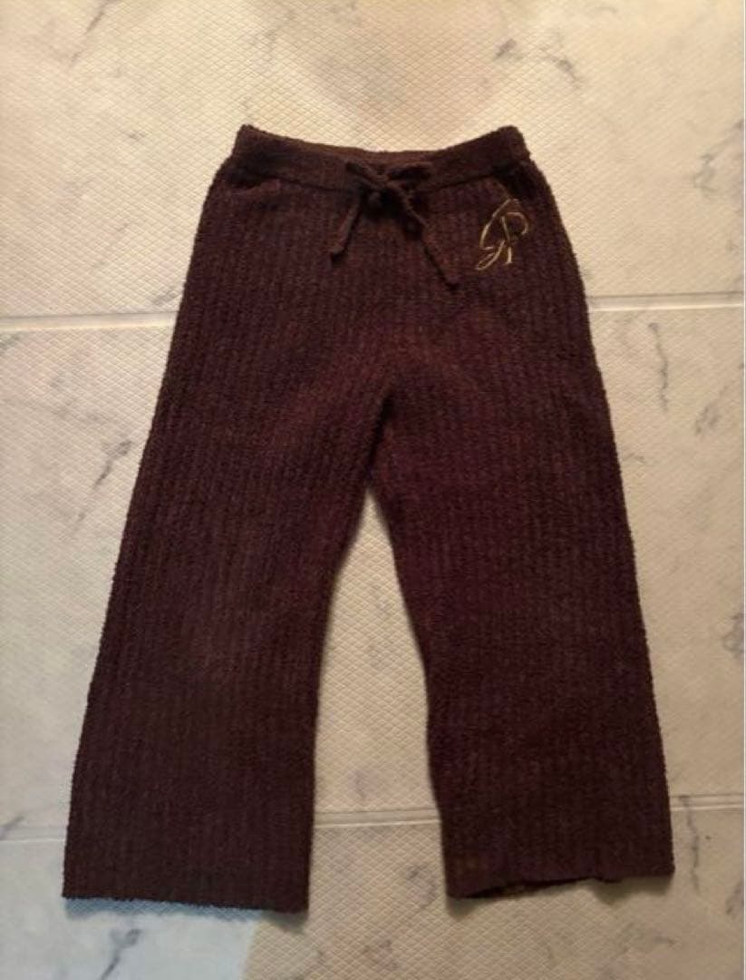 ジェラートピケ ❤︎ ベビモコメランジリブ カーディガン＆パンツ 上下セット