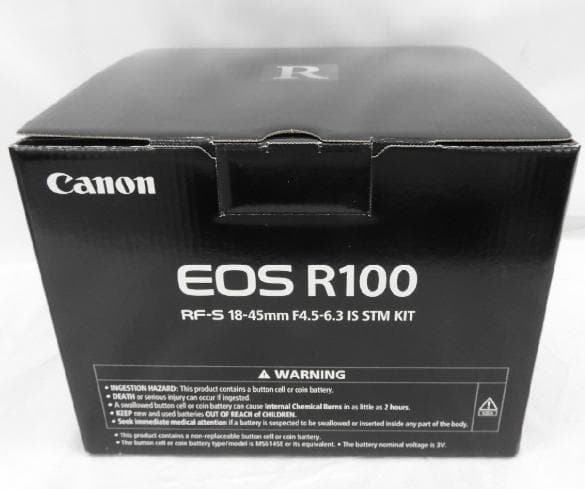 新品 ★CANON キャノン EOS R100 RF-S18-45 レンズキット
