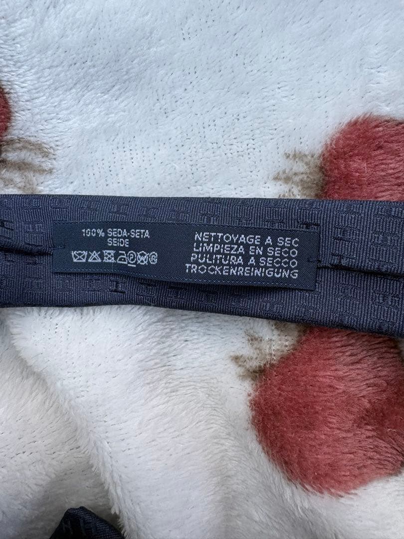 t*y様 HERMES-PARIS ダークブルー ネクタイ