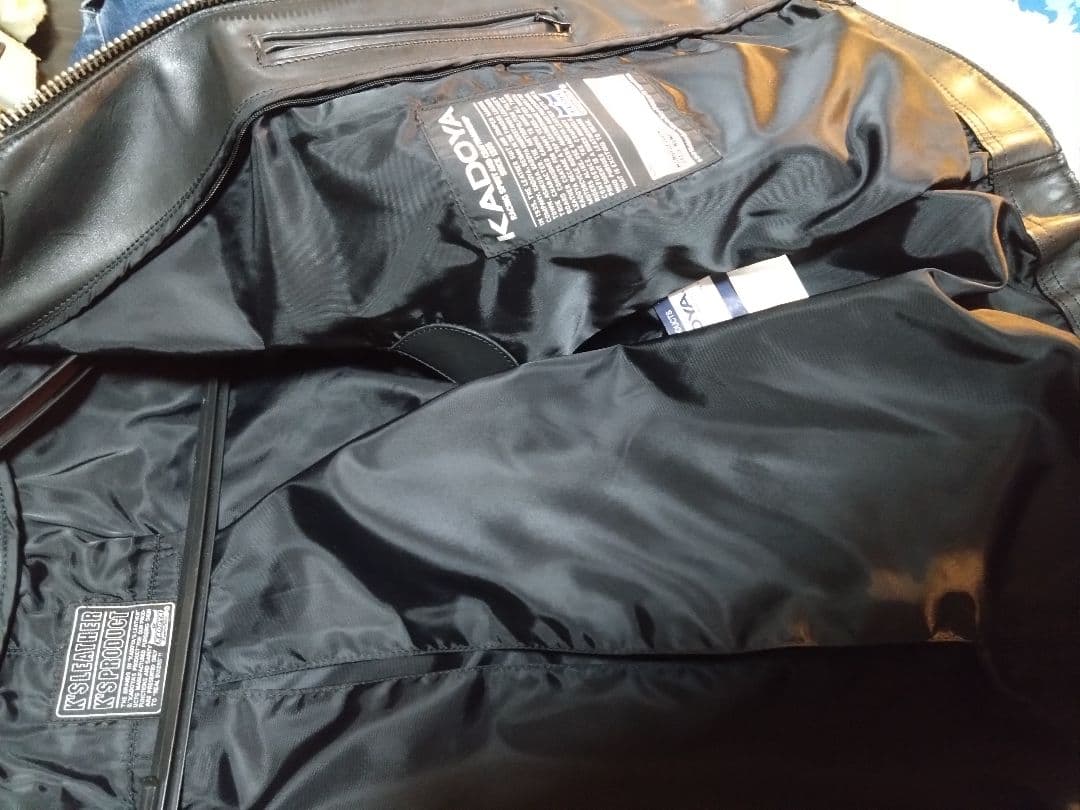 カドヤ シングルライダースジャケット