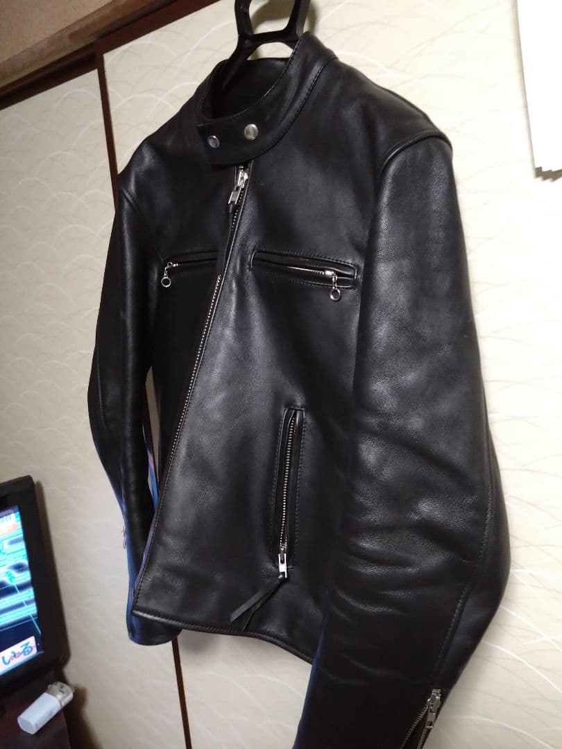 カドヤ シングルライダースジャケット