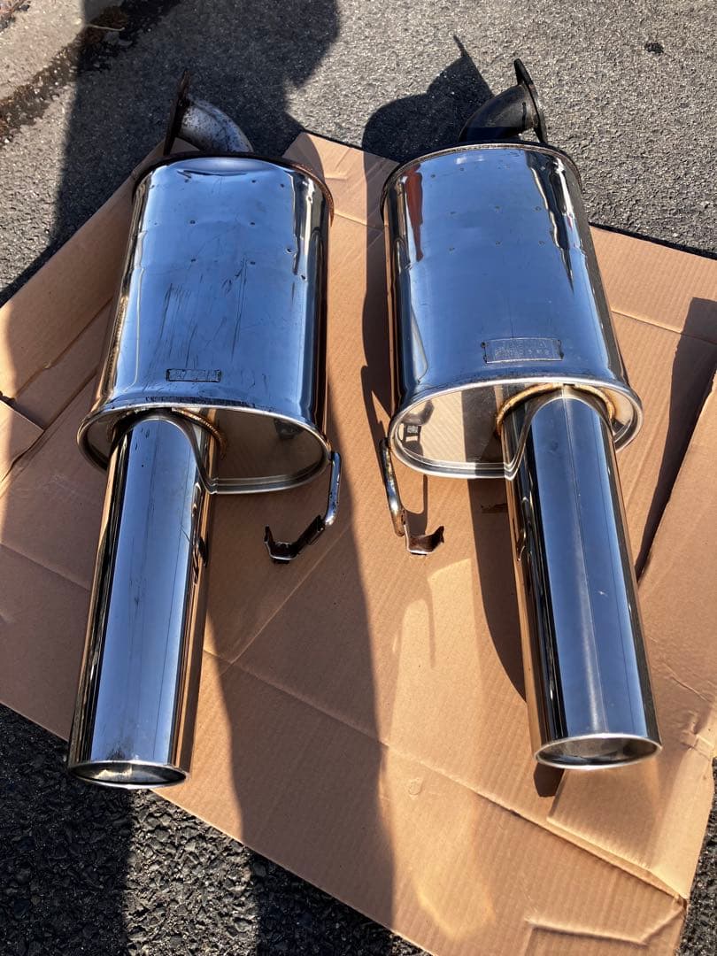 15 14 マジェスタ アリスト5ZIGEN マフラー左右出し　当時物