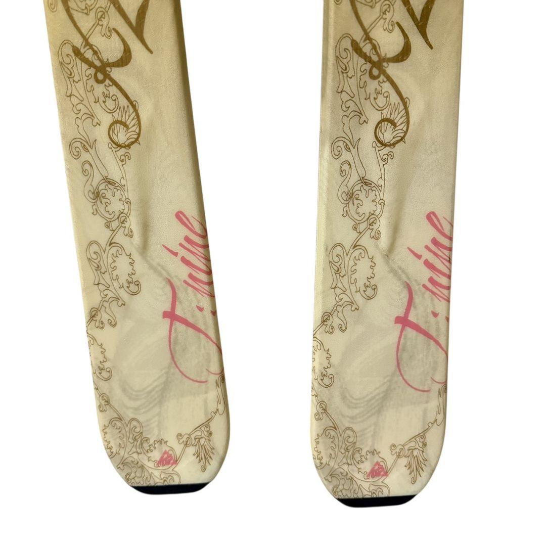 【K2】T:NINE スキー板　ビンディング付き　153cm