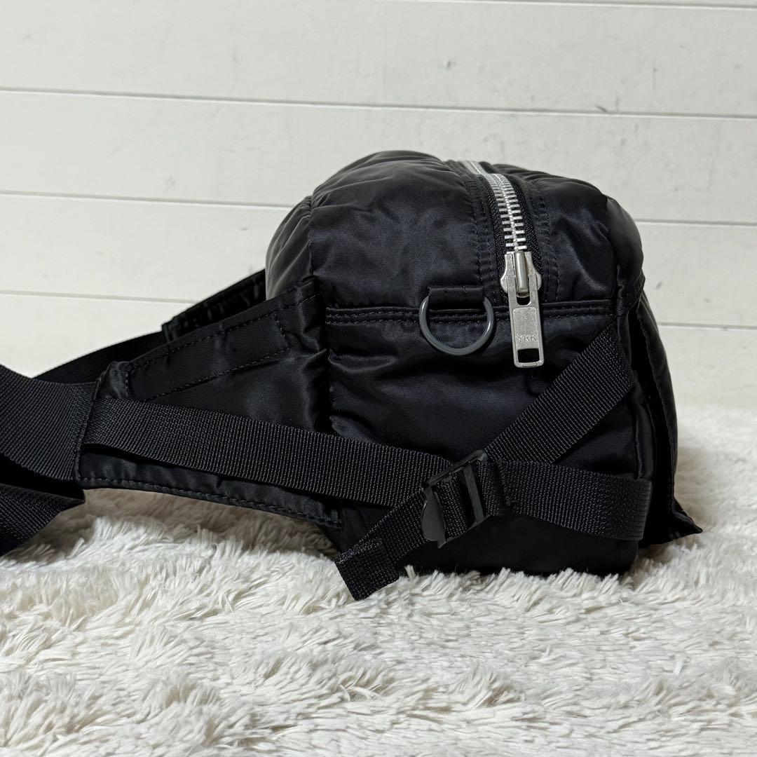 ⭐️未使用級⭐️　PORTER　TANKER　ボディバッグ　ブラック　ウエストバッグ