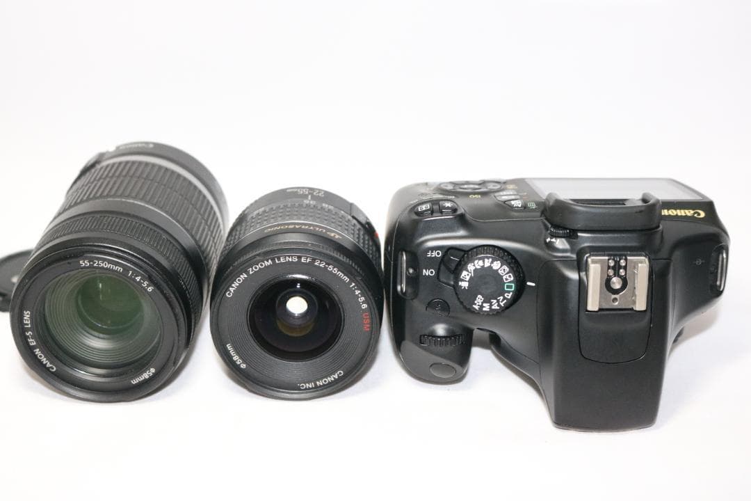 大人気 望遠レンズセット⭐Canon Kiss x50 一眼レフ ⭐初心者