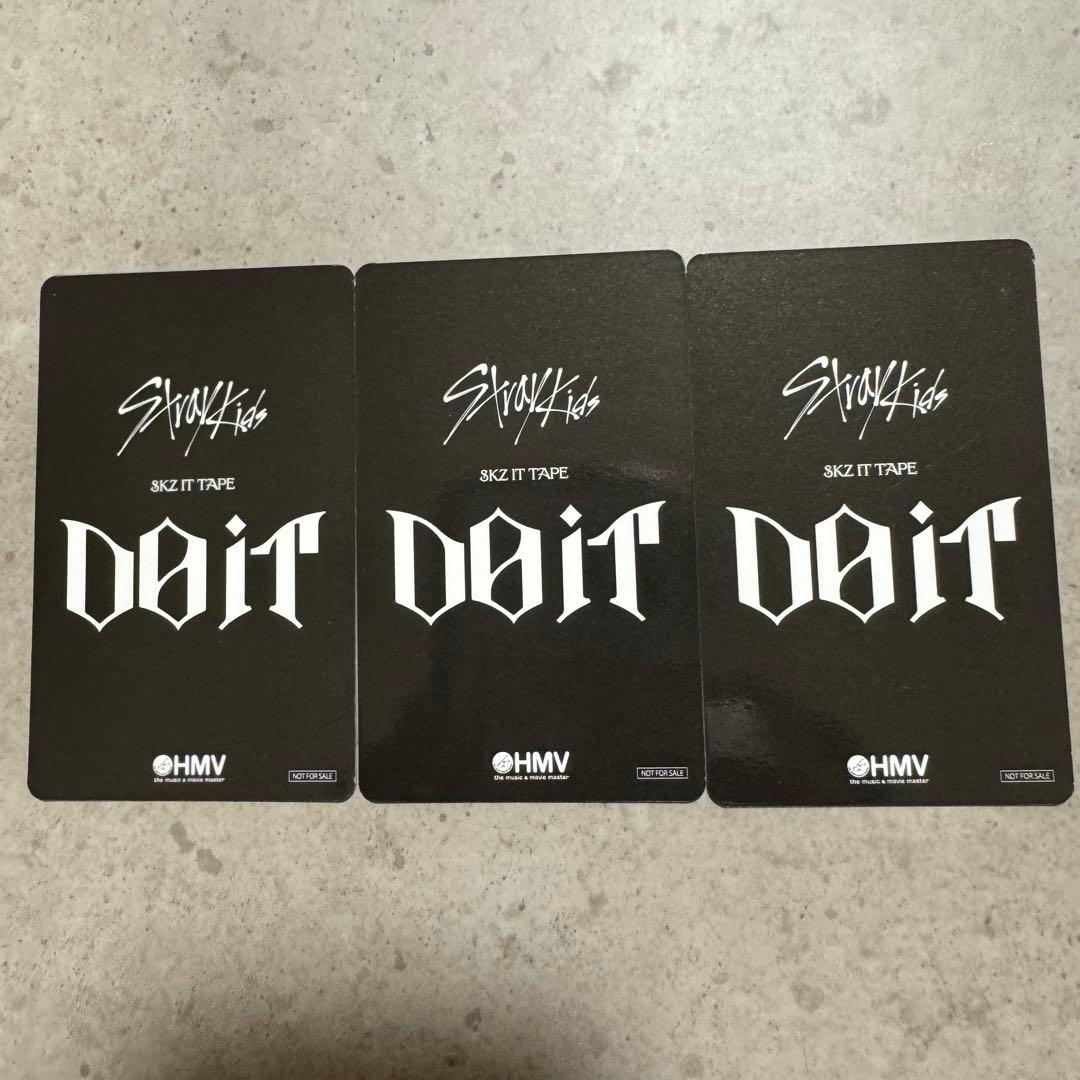 straykids スキズ　バンチャン　HMV トレカ　ラキドロ　サイン　3枚