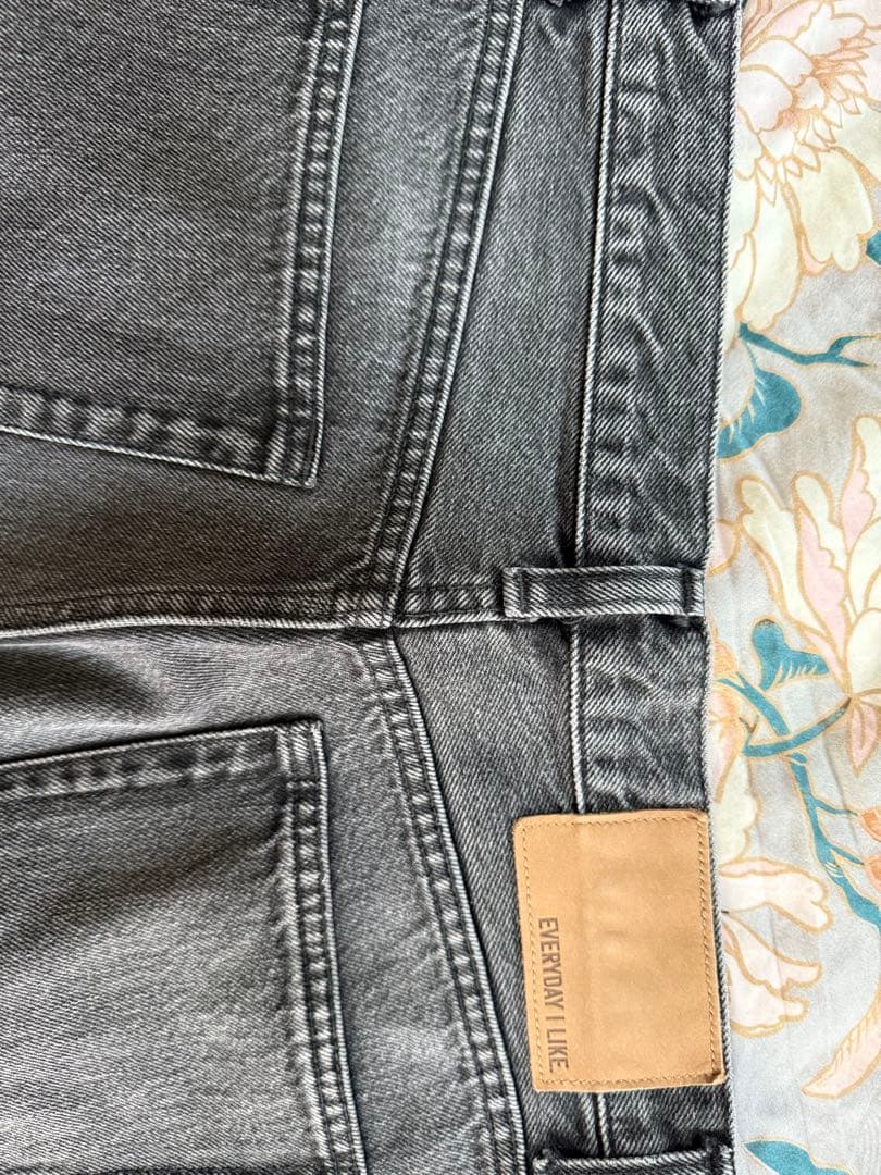 年末お値下げ⭐︎EVERYDAY I LIKE グレー デニムパンツ