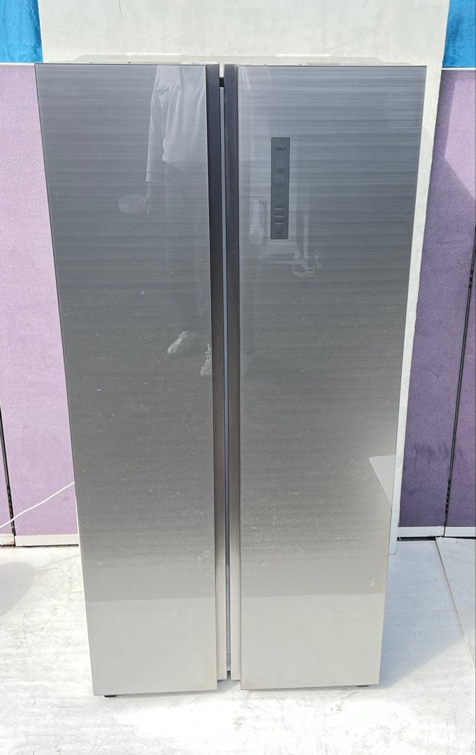 AQUA ノンフロン冷凍冷蔵庫AQR-SBS45H (S) 2019 年最終価格