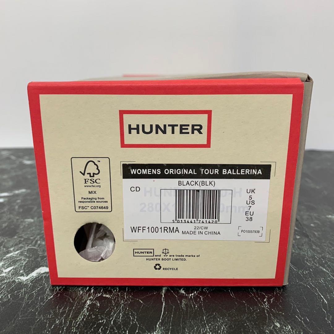 HUNTER レインシューズ 24cm ORIGINAL BALLERINA