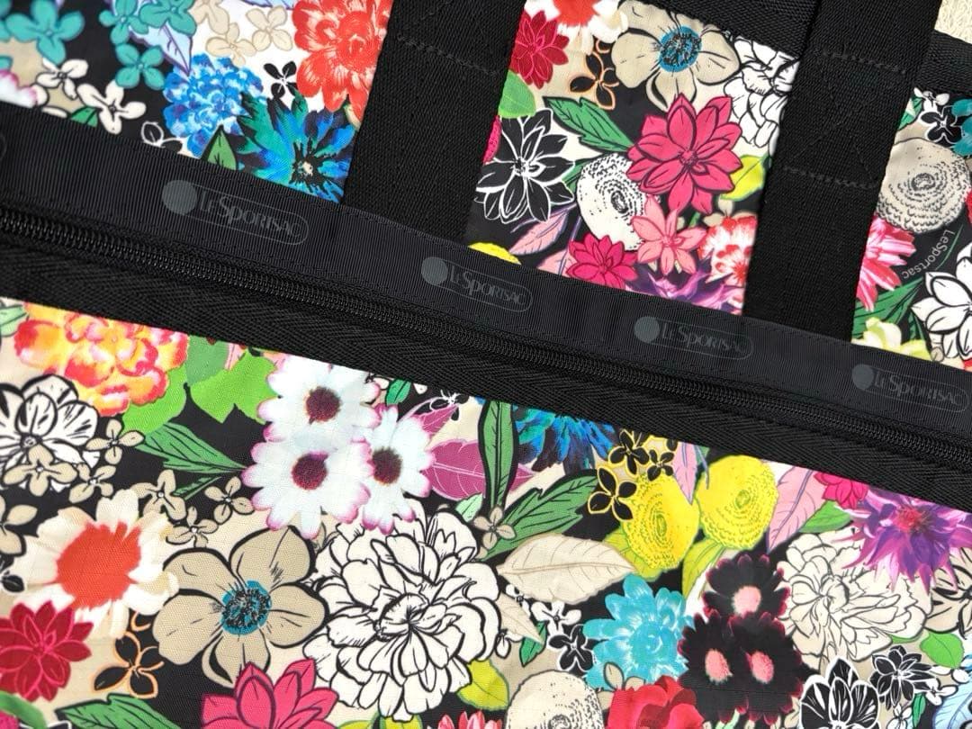 【未使用】LESPORTSAC レスポートサックボタニカル柄 ボストンバック