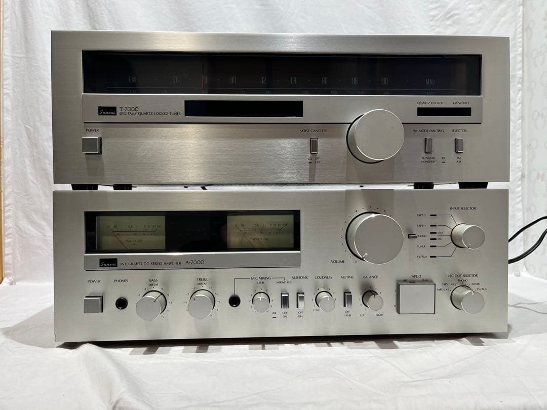 Sansui プリメインアンプT-7000 & A-7000