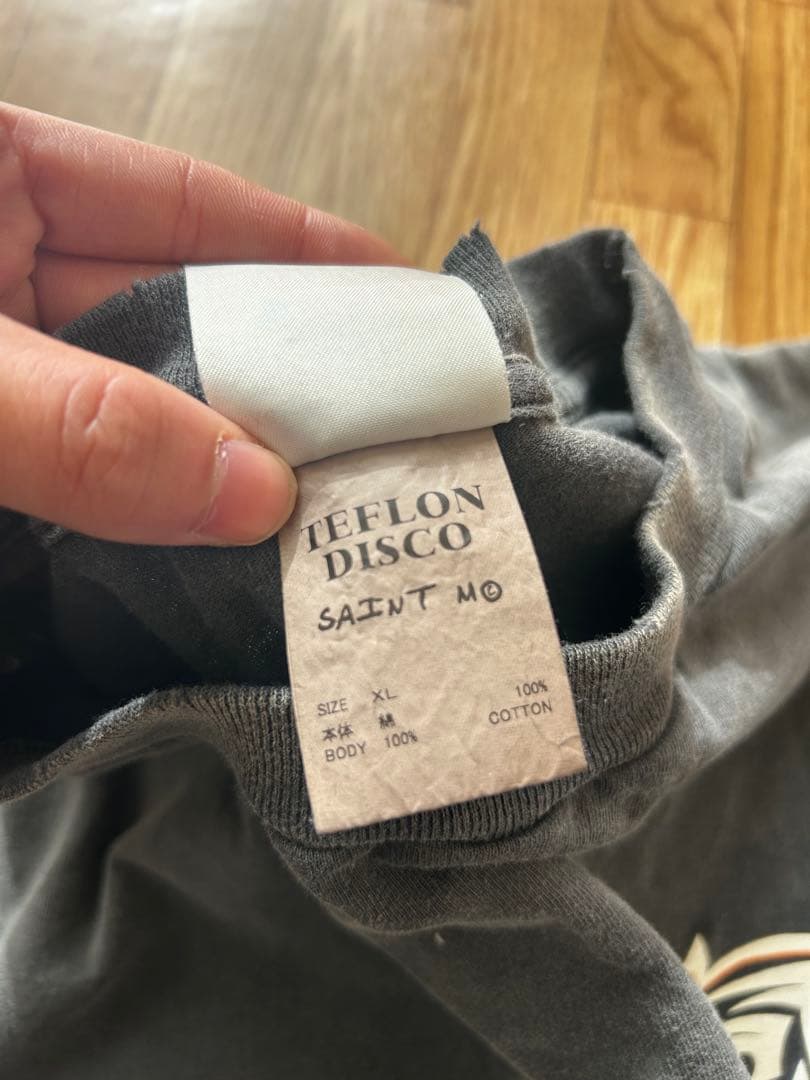 SAINT Mxxxxxx TEFLON DISCO ロンT ヴィンテージ加工