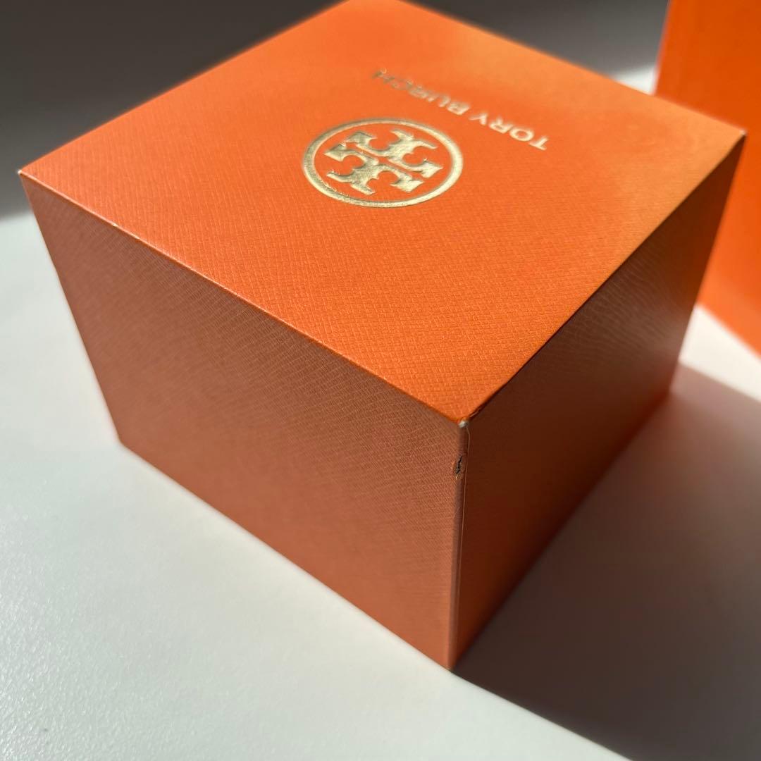 美品 TORYBURCH 腕時計 ブルーレザーストラップ TORYBURCH時計