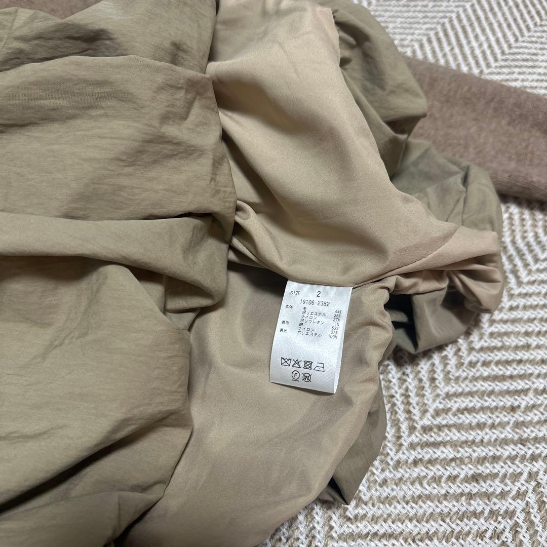 CLANE DOCKING POWERSHOULDER KNIT TOPSニット