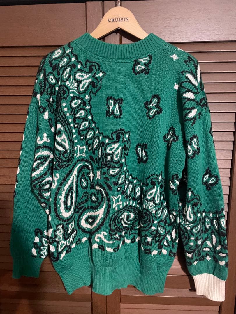 山*田様 キムタク着用　sacai ペイズリーニット