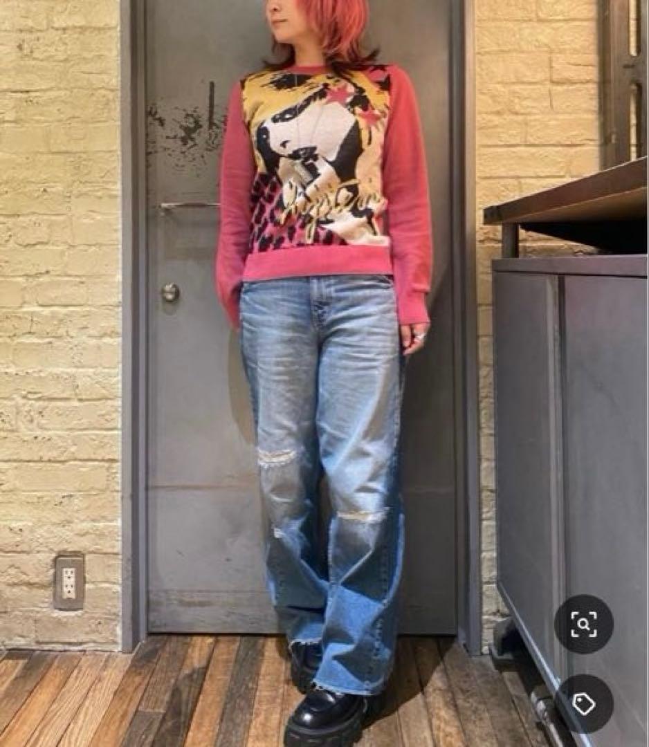 ヒステリックグラマーNEW WAVEジャカードショート丈 プルオーバー