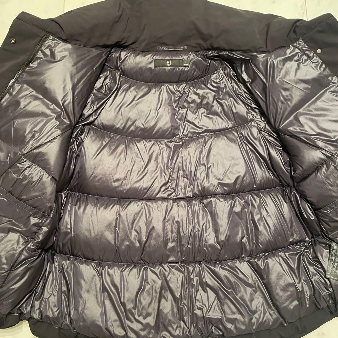 【美品】ユニクロ　UNIQLO ＋Ｊ　ハイブリッドダウンジャケット Lサイズ