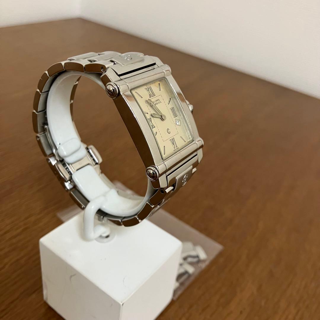 Kan kanPHILIPPE CHARIAL クオーツ腕時計 メンズ