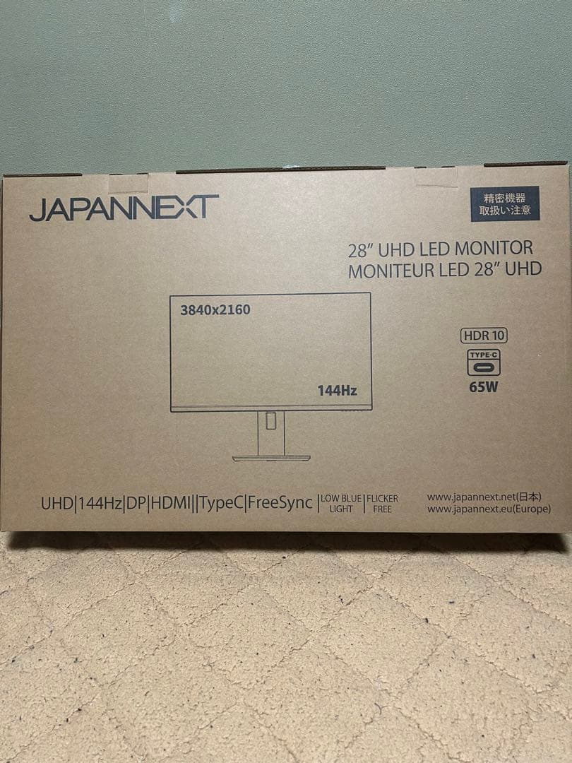 ☆raian☆ JAPANNEXT 28インチ UHD LEDモニター