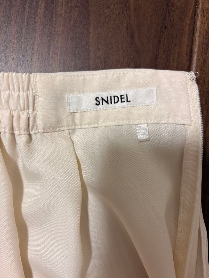 snidel ストレートプリーツティアードスカート