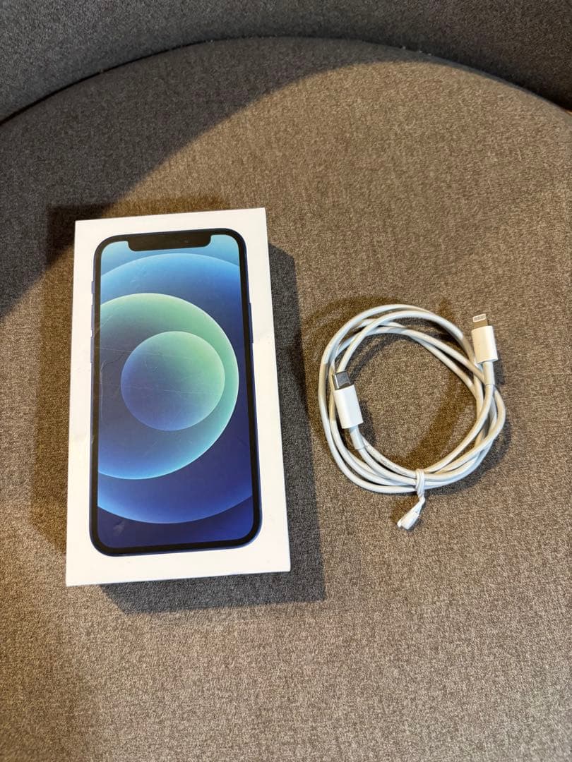 Apple iPhone 12 mini 64gb 青色 本体 箱付き