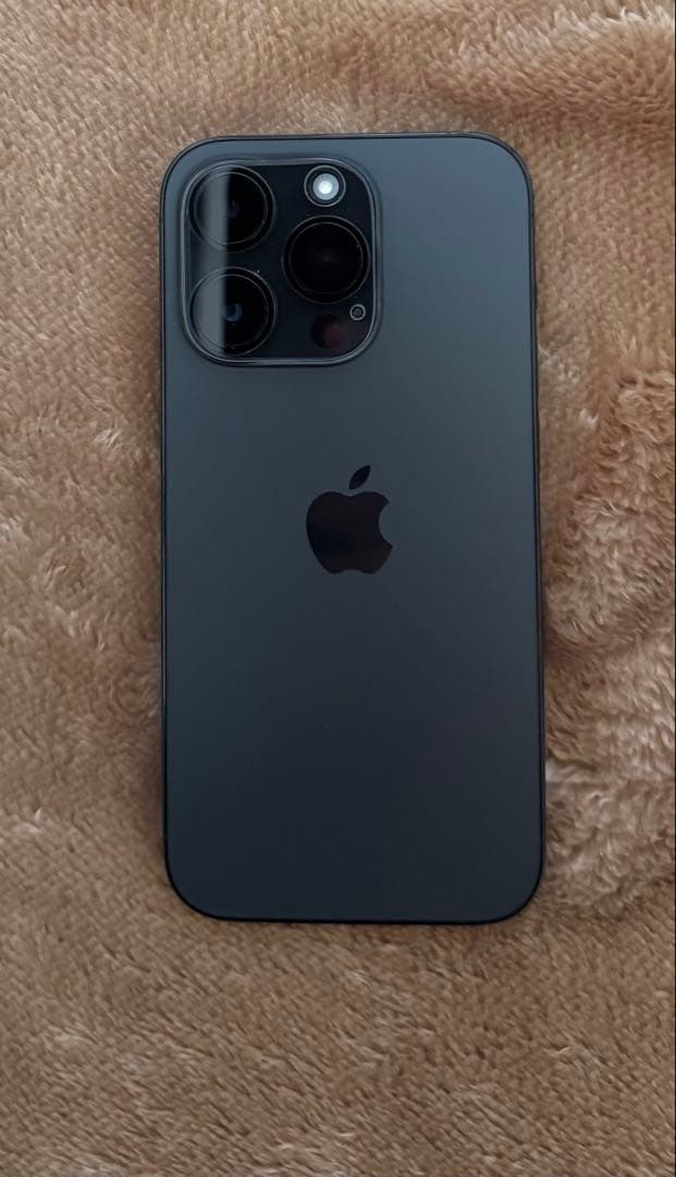 Apple iPhone 14 Pro スペースブラック ケース付き