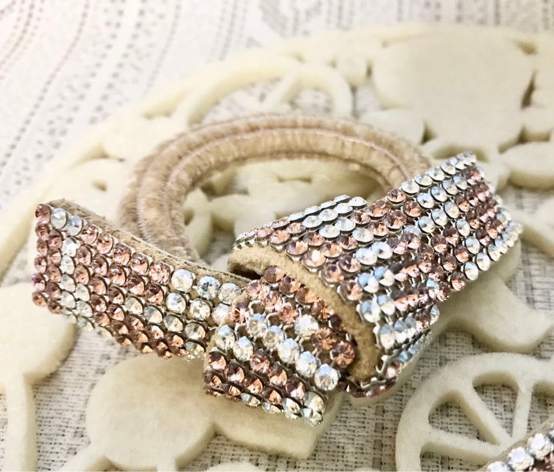 新品 accaアッカ ブリジットドレスポニーゴムヘアアクセサリークリップ