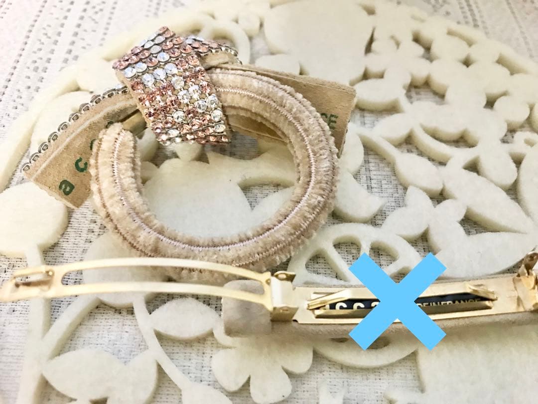 新品 accaアッカ ブリジットドレスポニーゴムヘアアクセサリークリップ