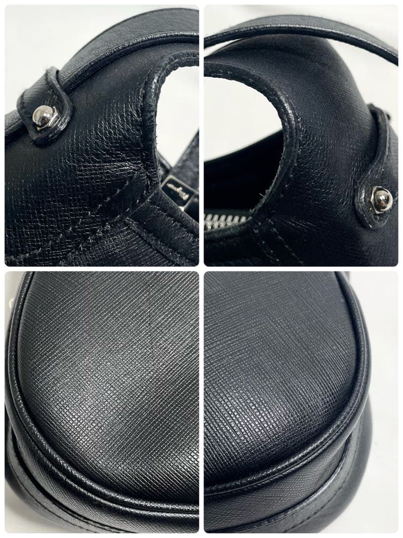 サルヴァトーレフェラガモ ガンチーニ 金具 ワンショルダー 大容量 多機能 黒