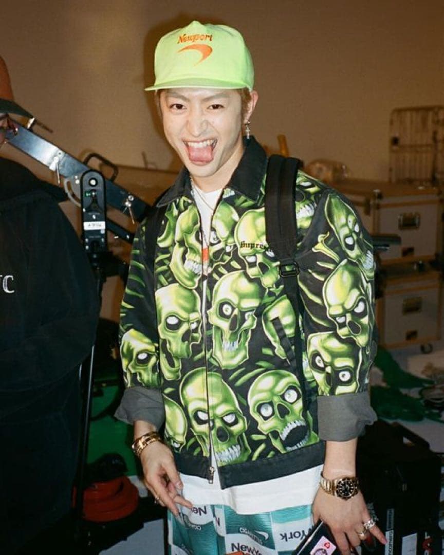 Supreme スカルプリントジャケット