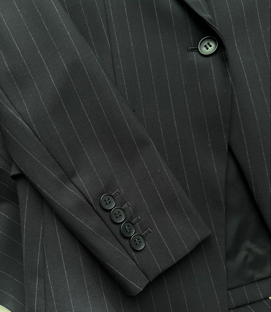 セオリー　ネイビーストライプ　スーツセット