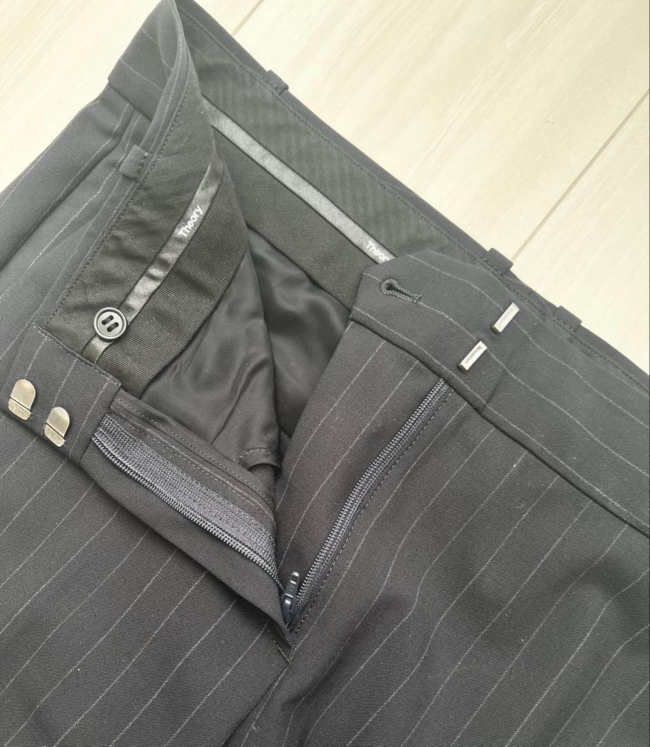 セオリー　ネイビーストライプ　スーツセット