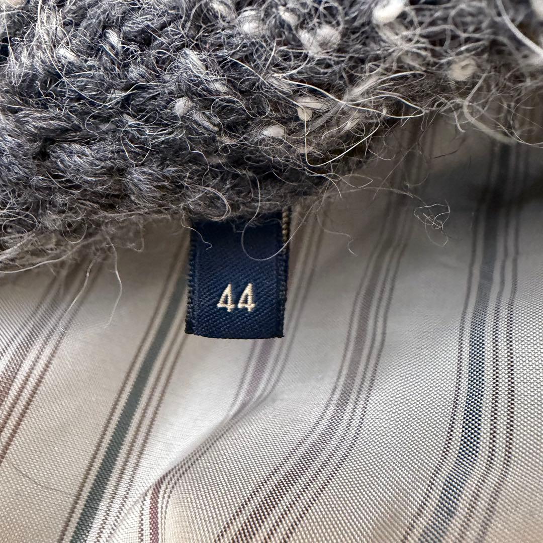 LARDINI ショールカラー アルパカブランド　ニットコート 44