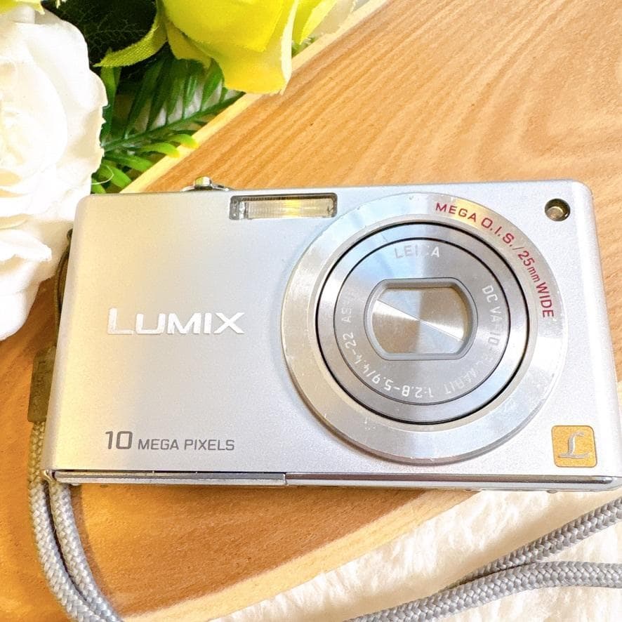 動作確認清掃済みバッテリー付パナソニックルミックスDMC-FX37コンデジ訳あり