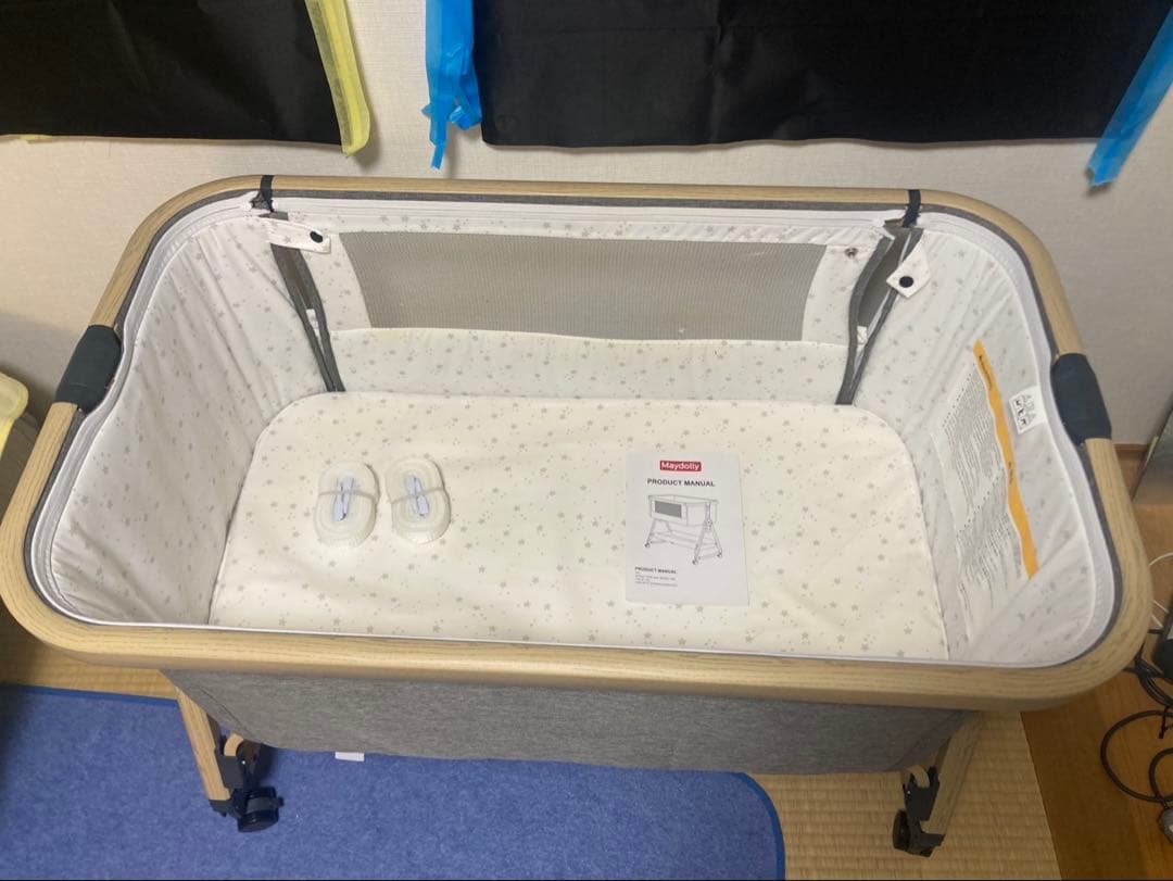 埼玉引き取り希望※郵送希望コメントください　Maydolly ベビーベッド