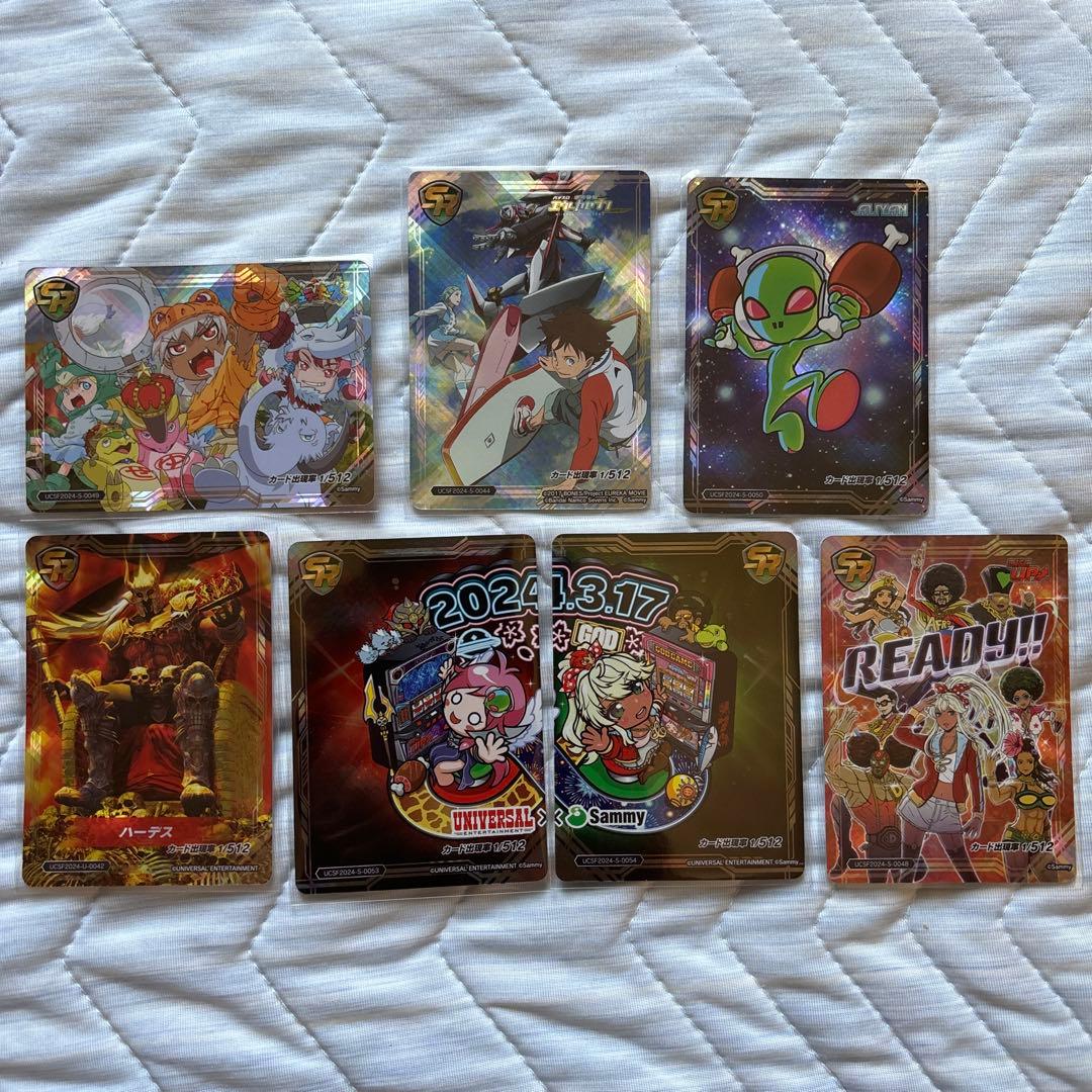 非売品　レア　ユニバカ　サミフェス　SR まとめ売り　セット　パチンコ　スロット