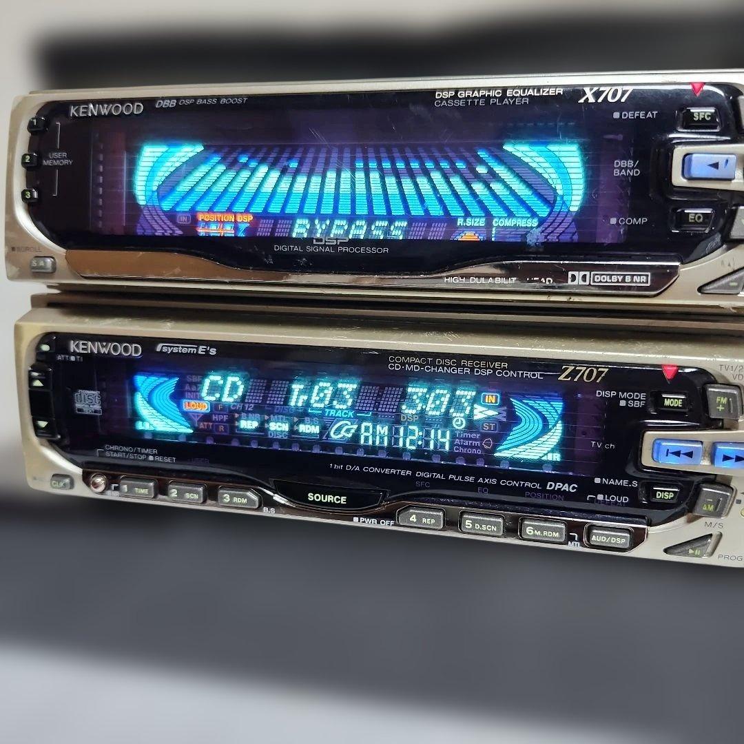 KENWOOD X707 Z707 CDプレーヤーセット