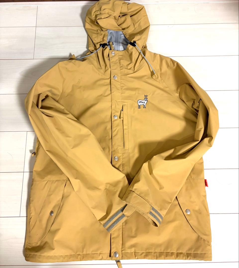 上下セットkm4k PARADISE JACKET BIBPANTSスノーウェア