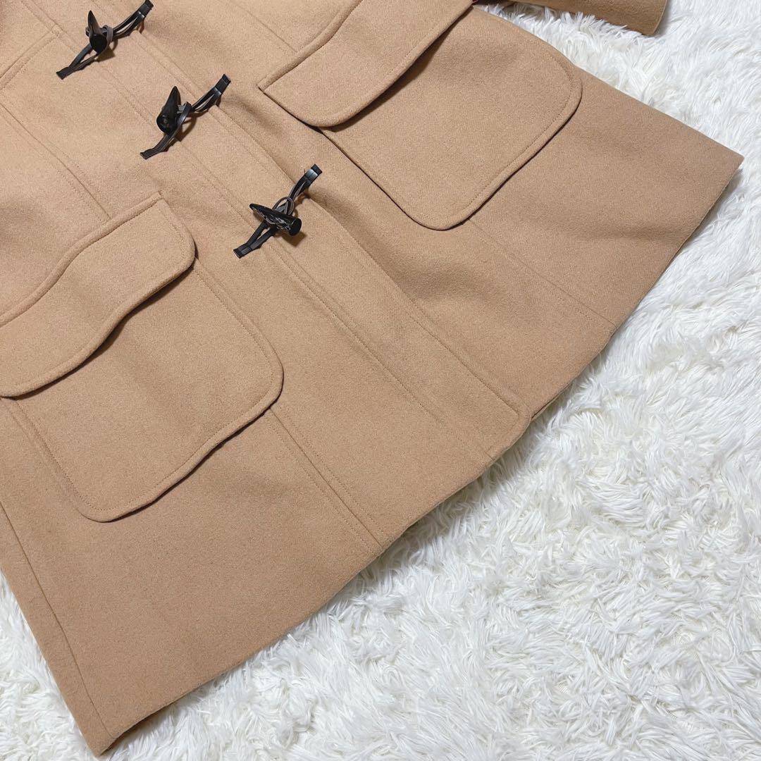 【未使用タグ付】フランシュリッペ　大きいサイズ　5L ファー付きコート　キャメル