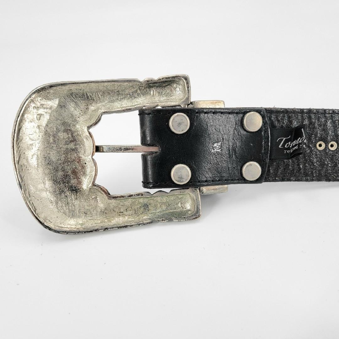 良品 TornadoMart トルネードマート ベルト ブラック スタッズ