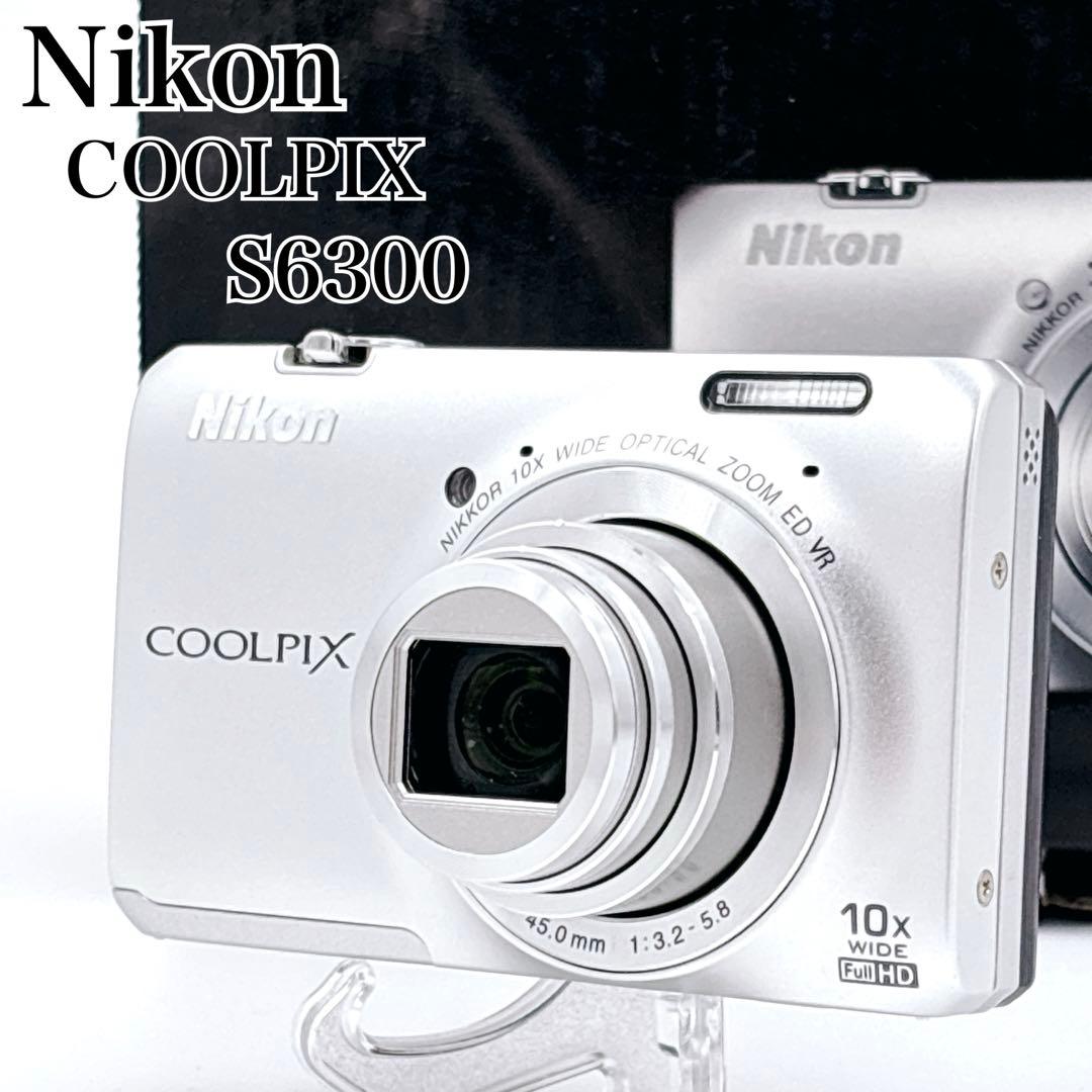 Nikon ニコン coolpix S6300 シルバー デジカメ