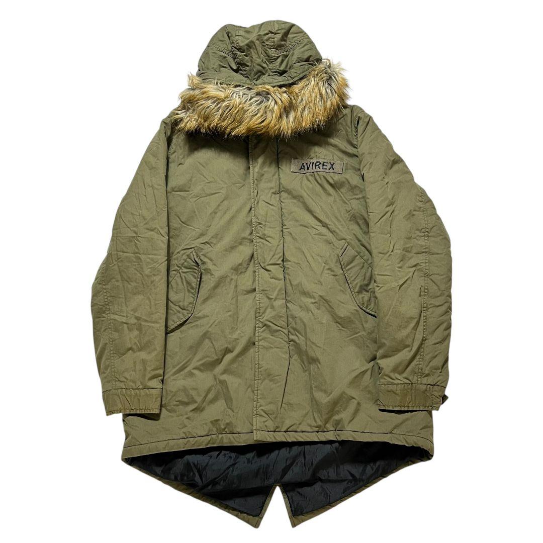 【 激レア 】 アヴィレックス　モッズコート　フード　ミリタリー　中綿　ファー